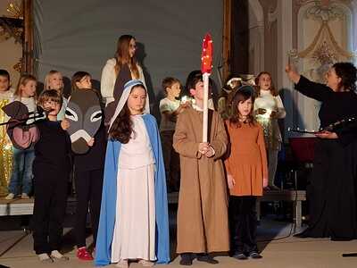 Maria, Josef und der Esel